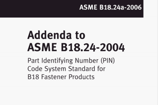 ASME B18.24a-2006  pdf download