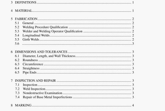 API SPEC 2B:2007 pdf download