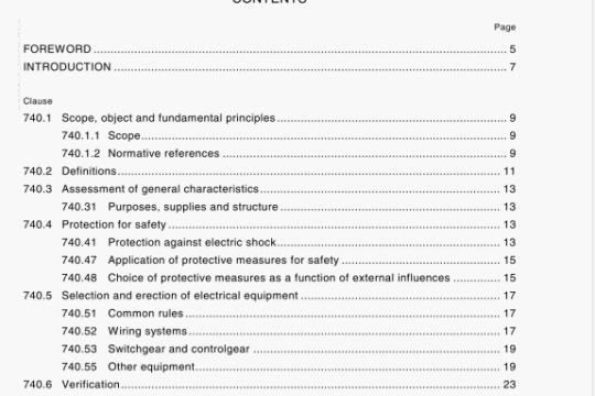 IEC 60364-7-740:2000 pdf download