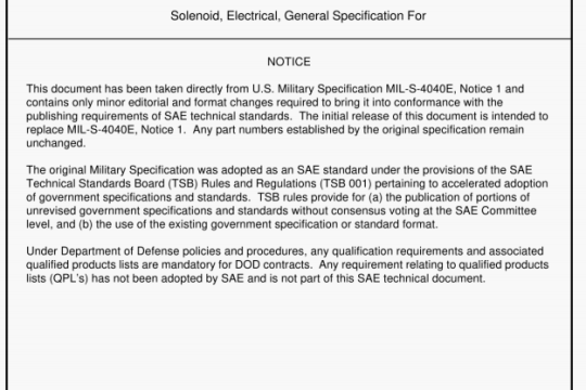 SAE AS 40401 pdf download