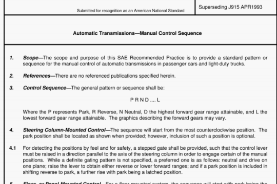 SAE J915 pdf download