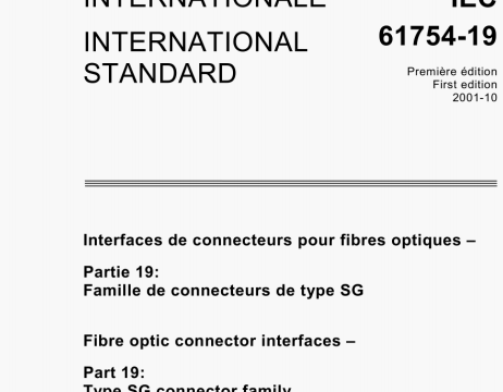 IEC 61754-19:2001 pdf download