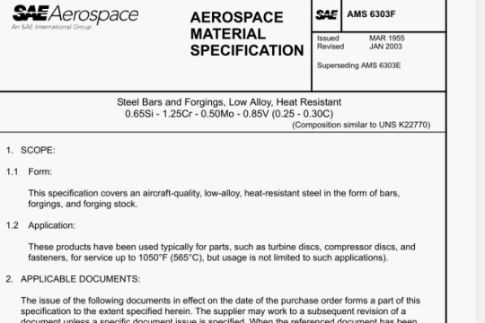 SAE AMS 6303F pdf download