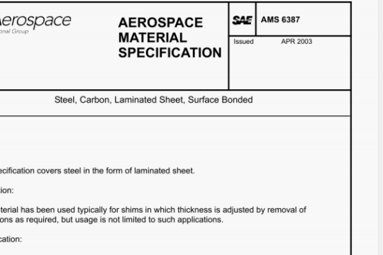 SAE AMS 6387 pdf download