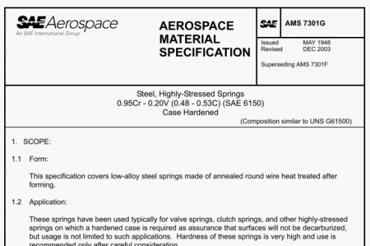 SAE AMS 7301G pdf download