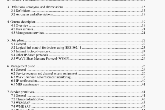 IEEE Std 1609.3-2020 pdf download