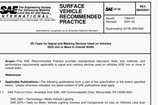 SAE J2139 pdf download