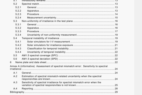 BS EN IEC 60904-9:2020 pdf download