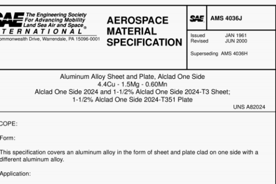 SAE AMS 4036J pdf download