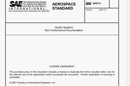 SAE AS 9131 pdf download