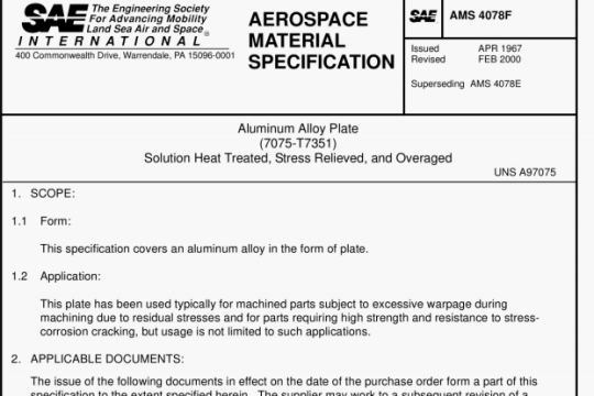 SAE AMS 4078F pdf download