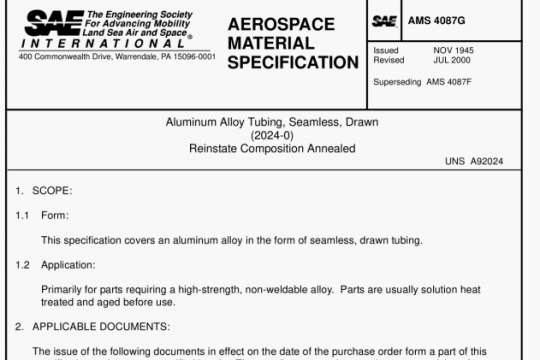 SAE AMS 4087G pdf download