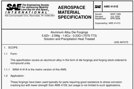 SAE AMS 4141E pdf download