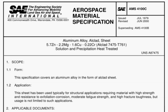 SAE AMS 4100C pdf download