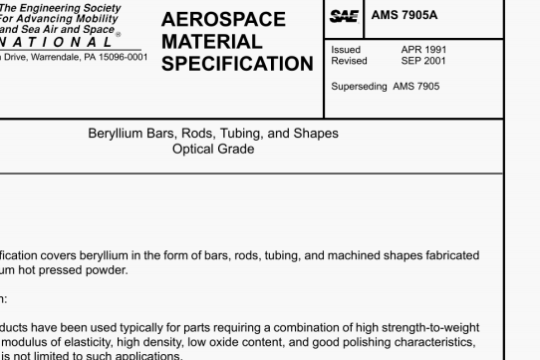 SAE AMS 7905A pdf download