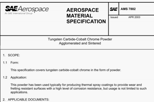 SAE AMS 7882 pdf download